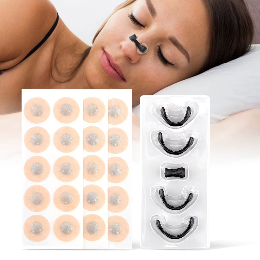 15 Pairs Magnetic Nasal Clip Improve Sleep Quality Stop Snoring Nasal Strips Reduce Snoring Breathing Intake Bands for Nighttime